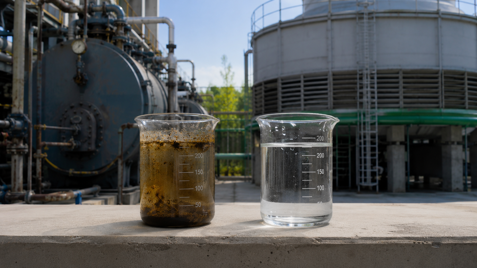 tratamento de água industrial águaviva tecnologia blog antes e depois de água tratada
